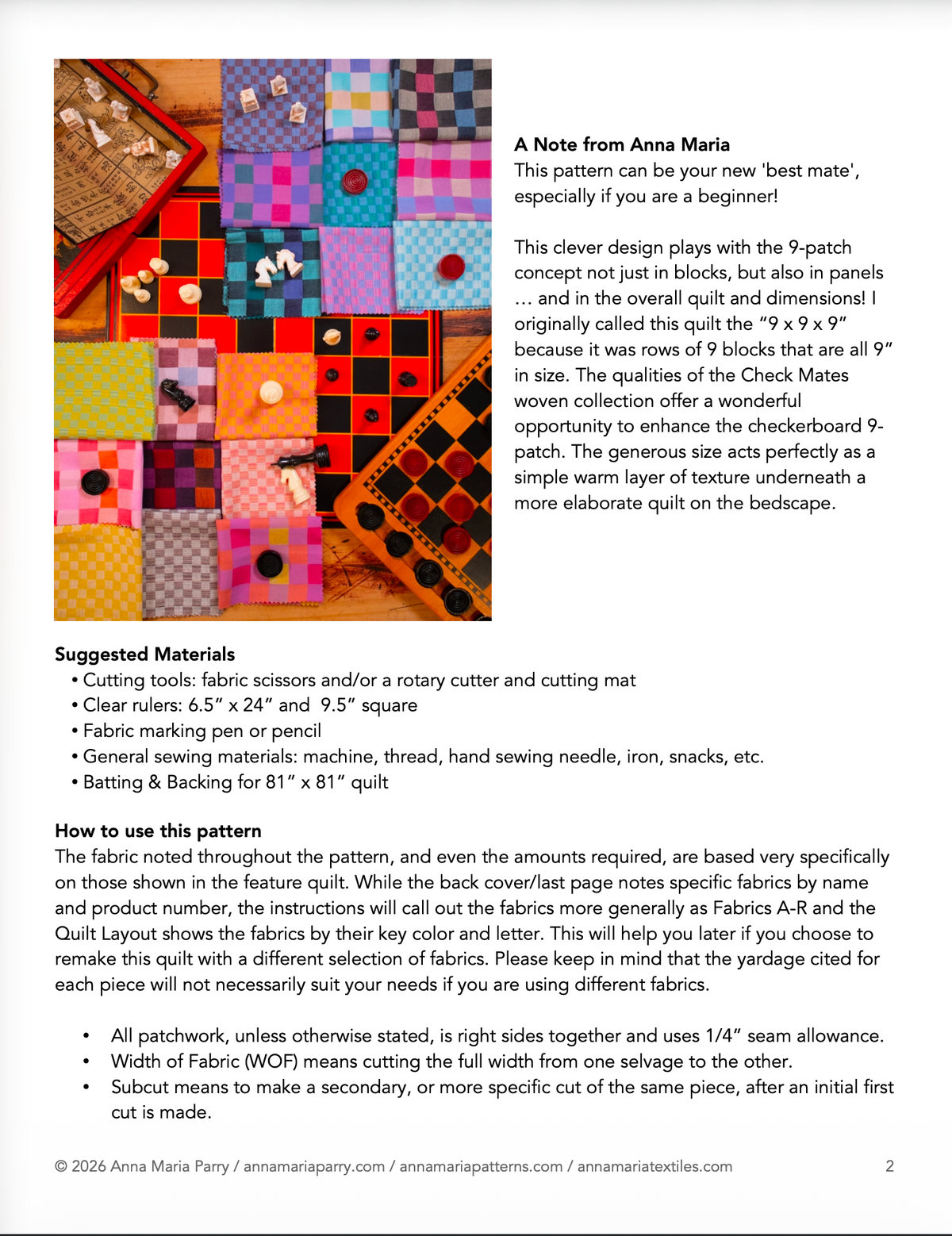 Check Mates Quilt